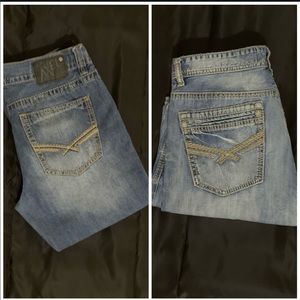 BKE (Axel Jeans ) size 34w 30L (dark) 34w32L light